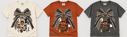 Halloween Bow & Charms